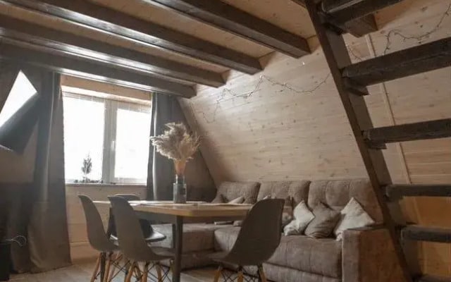 Частный дом уютный A-frame White