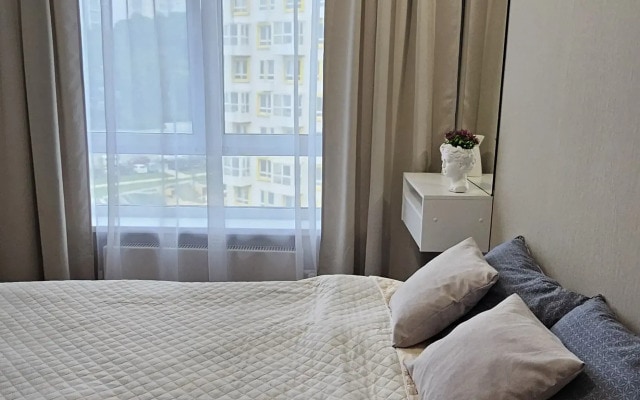 Квартира 1-к., 35 м², 2 кровати