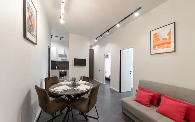 Апартаменты Red Apartments Арт Лайт Моретти