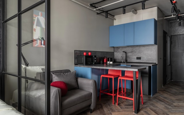 Квартира Moscow Deluxe Apartments Myata Grand Loft Малевич