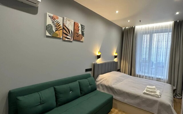 Квартира студия, 25 м², 2 кровати