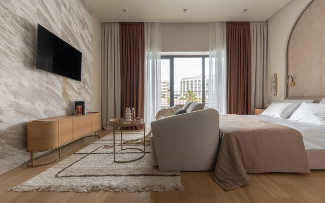 Апартаменты Марисоль Коллекция Роскошная однокомнатная резиденция в Mantera Residence с видом на бассейн