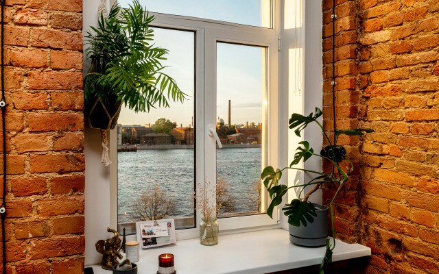 Апартаменты Green Loft Neva View с видом на Неву