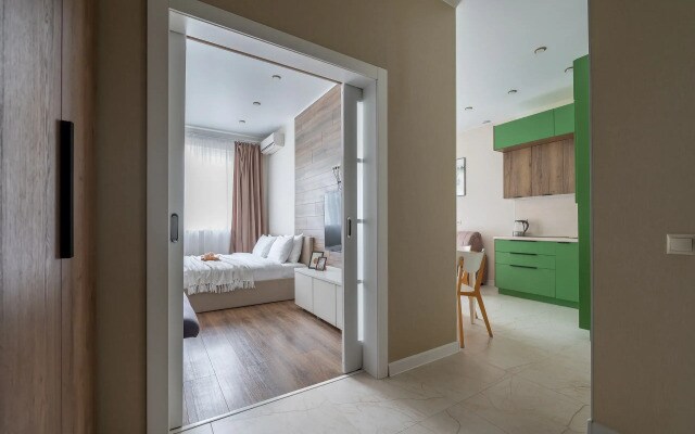 Апартаменты RED APARTMENTS Арт Лайт Сити апартамент Мартел