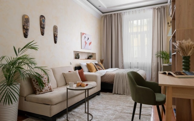 Квартира GM Apartments Эксклюзив на Арбате с Кроватью-Подиумом