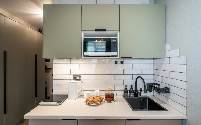 Квартира студия, 35 м², 2 кровати