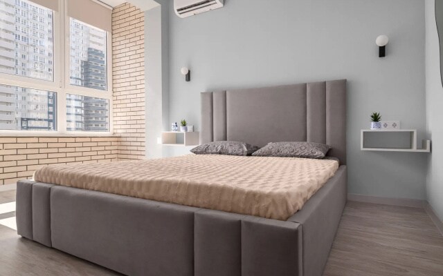 Квартира GoodTimeApartments с видом на реку Кубань
