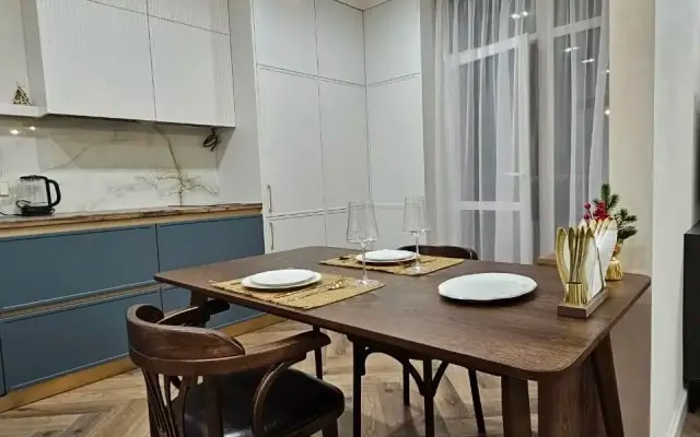 Квартира студия с дизайнерским ремонтом