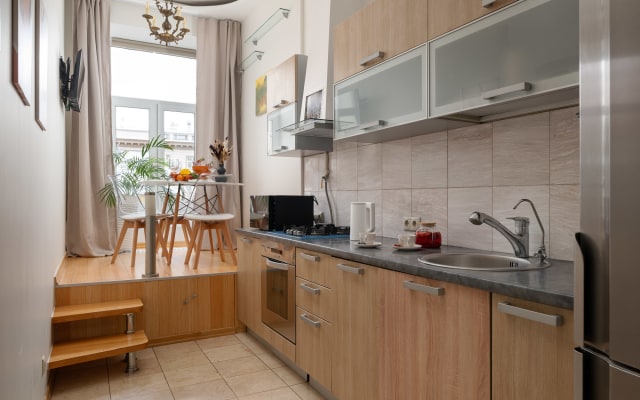 Квартира GM Apartments Эксклюзив на Арбате с Кроватью-Подиумом