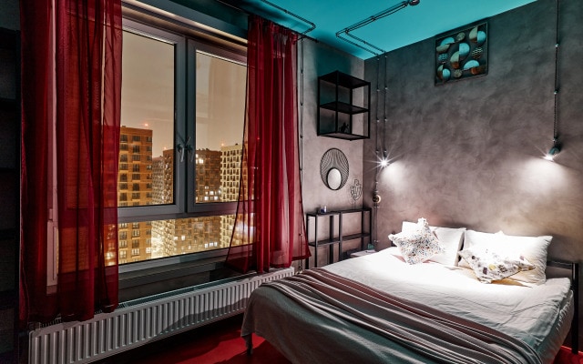 Апартаменты EasyGuest в стиле сай-фай с видом на Москва-Сити