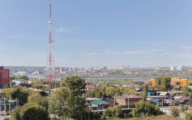 Квартира Студия возле 130-го квартала с панорамным балконом