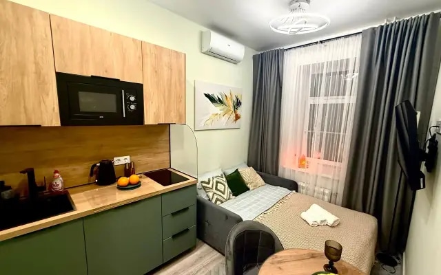 Апартаменты студия, 17 м², 1 кровать