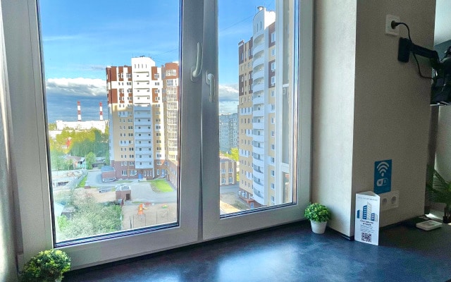 Квартира-студия сети "PanApartments" в самом центре города