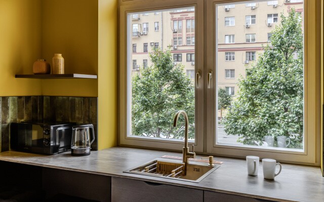 Квартира Moscow Deluxe Apartments Zemlyanoy Val-2