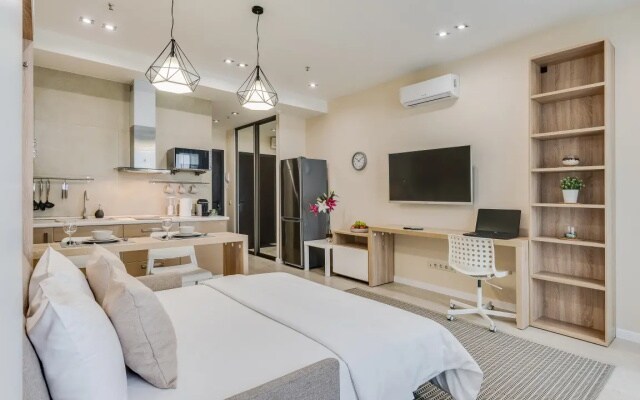 Апартаменты Премиум с Балконом и Видом на Город Business Apartments