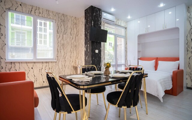 Апартаменты Red Apartments Арт Лайт Сити Вега