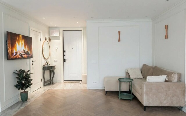Квартира Top Rooms: Евродвушка на Саввинской набережной с видом на Москва Сити