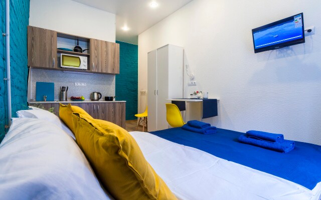 Апартаменты MyRoom у Авроры с кроватью King-size с бесконтактным заездом