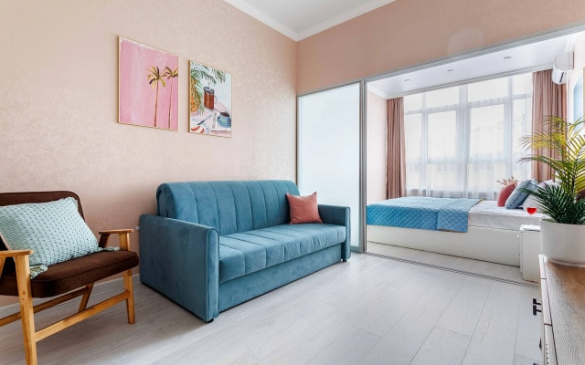 Квартира с Балконом Вид на Горы р-н Толстый Мыс Home Group