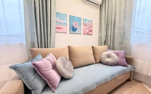Апартаменты Делюкс с балконом Frukty Rent Однокомнатный