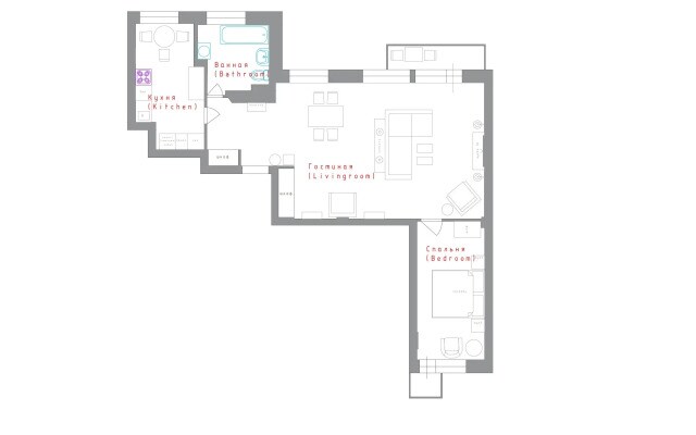 Квартира GM Apartments в легендарном Доме на Набережной