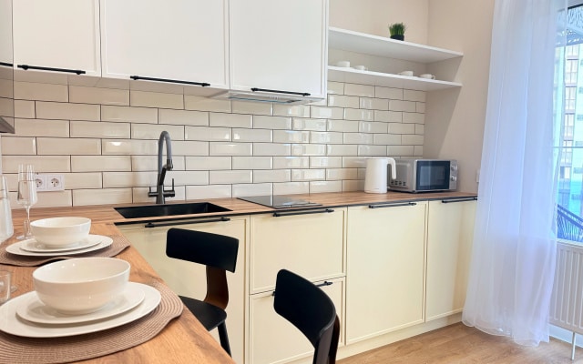 Апартаменты Дизайн студия для 2х с балконом