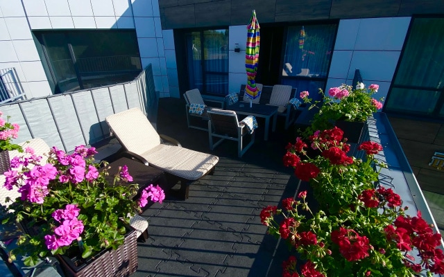 Апартаменты Морское шале с террасой в Kristall Hotel & Spa