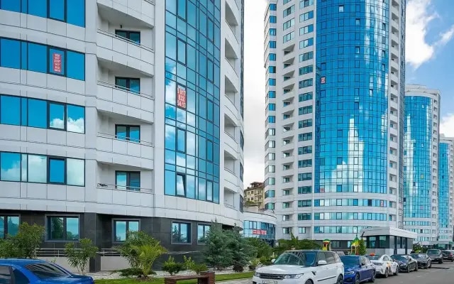 Апартаменты Morskaya Simfonya-2 с панорамой на море бассейном на территории ЖК