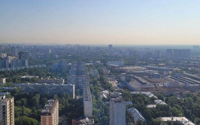 Квартира студия EasyGuest с видом на город м. Свиблово