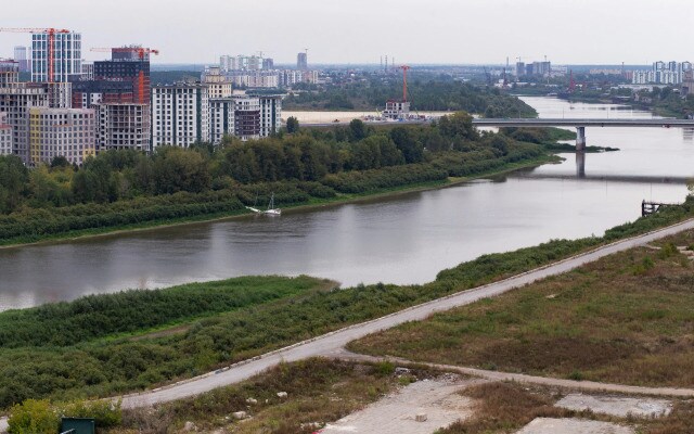 Квартира Rest with the sunrise over the river