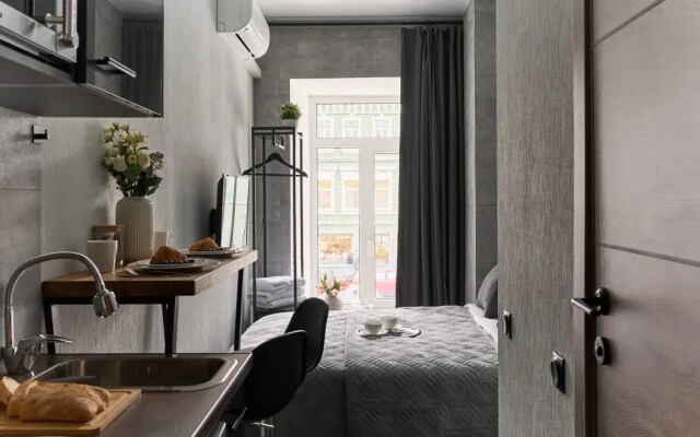 Апартаменты SMART LOFTS | Obsidian | 5 мин от метро Бауманская | Исторический дом