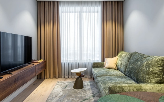 Апартаменты Flat Inn в ЖК Дом Chkalov у метро Курская
