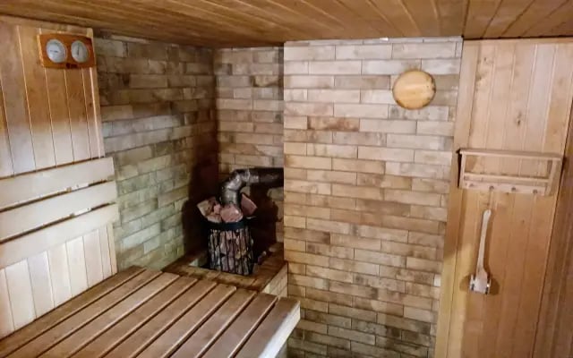 Частный дом с баней на берегу реки Неман
